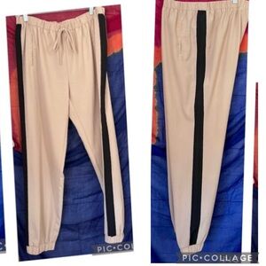 JOE B BY JOE BENBASSET SPORTY SIDE STRIPE JOGGERS